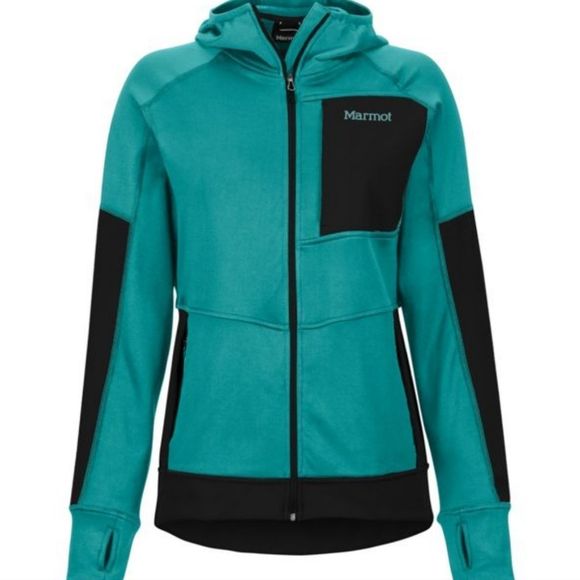 Marmot soft shell jacket, black/maroon, size M